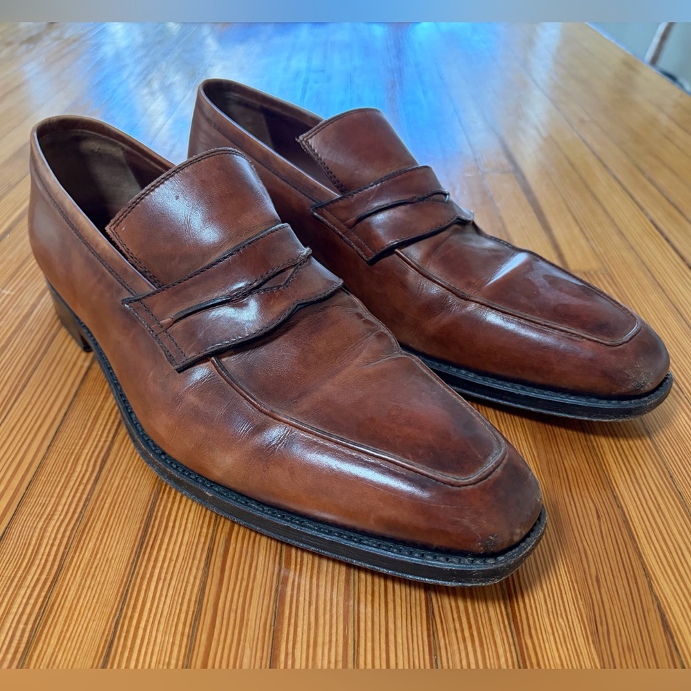 Bontoni Italian Leather Loafers (sz 12)